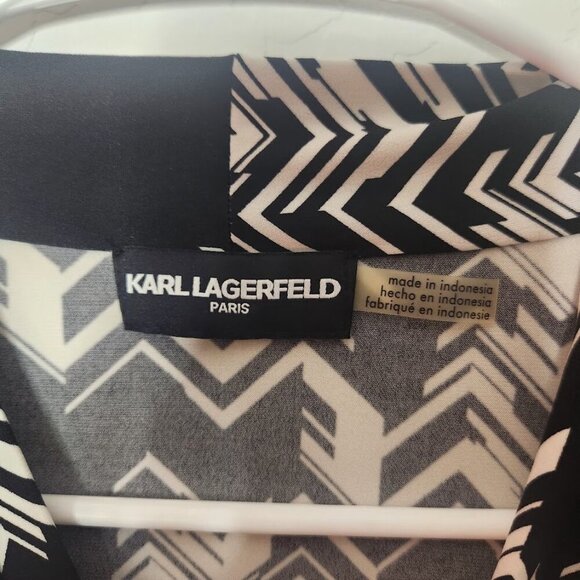 Karl Lagerfeld Women's Blouse Size Medium - Picture 3 of 6